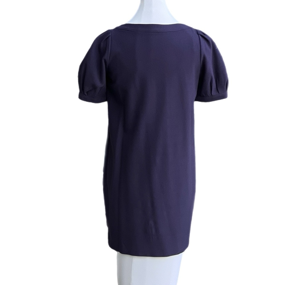 Theory Purple Becca Dress Size P Excellent Condition Pleated Cute - Picture 4 of 7